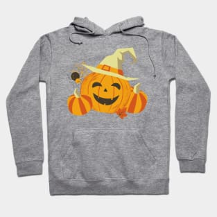 Halloween pumpkin with hat Hoodie